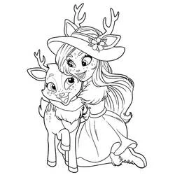 Dessin à colorier Enchantimals (Dessins animés et séries animées) #186395, gratuit à imprimer