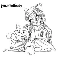 Coloriage Enchantimals (Dessins animés et séries animées) #186398 à imprimer et colorier