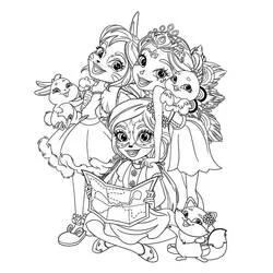 Coloriage Enchantimals (Dessins animés et séries animées) #186411, dessin gratuit prêt à imprimer
