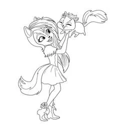 Illustration au trait Enchantimals (Dessins animés et séries animées) #186413 prête à colorier