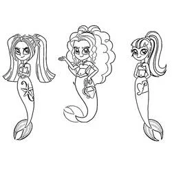 Equestria Girls - Coloriages gratuits à imprimer