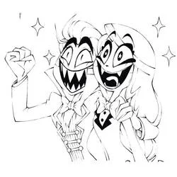 Hazbin Hotel - Coloriages gratuits à imprimer