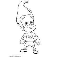 Jimmy Neutron - Coloriages gratuits à imprimer