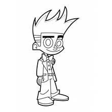 Johnny Test - Coloriages gratuits à imprimer