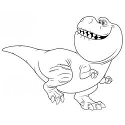 Coloriage Nash souriant et avançant