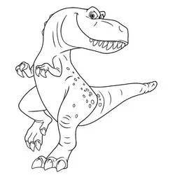 Coloriage Ramsey du Voyage d'Arlo