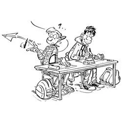 Les Profs - Coloriages gratuits à imprimer