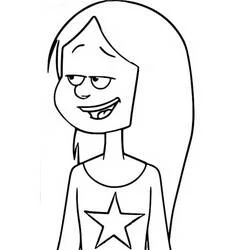Coloriage Wendy de Les Sisters souriante