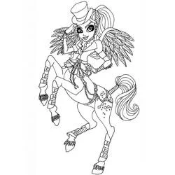 Coloriage Avea Trotter en centaure ailée
