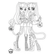 Monster High - Coloriages gratuits à imprimer