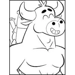 Coloriage Ollie et Moon jouent ensemble