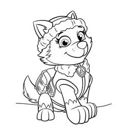 Coloriage Everest assise avec son sac de secours Coloriage Everest assise avec son sac de secours