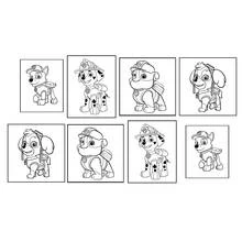 Coloriage à imprimer Pat'Patrouille (Dessins animés et séries animées) #44319 pour enfants et adultes