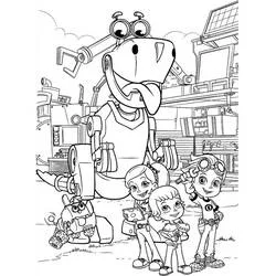 Rusty Rivets - Coloriages gratuits à imprimer
