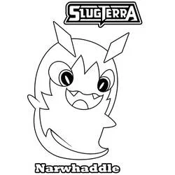 Coloriage Narwhaddle de Slugterra