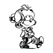 Spirou - Coloriages gratuits à imprimer