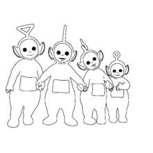 Télétubbies - Coloriages gratuits à imprimer