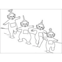 Coloriage Télétubbies courant en ligne Coloriage Télétubbies courant en ligne