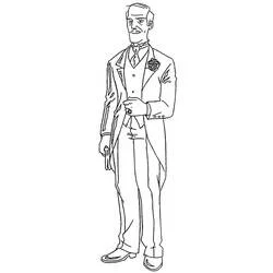 Coloriage Jerry Lewis debout en habit de cérémonie Coloriage Jerry Lewis debout en habit de cérémonie