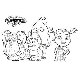 Coloriage Vampirina #198574 à imprimer et colorier