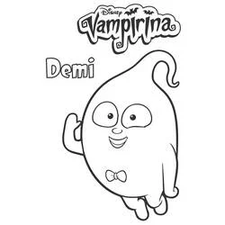 Coloriage Demi le fantôme de Vampirina
