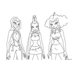 Coloriage Winx #180544 à imprimer et colorier