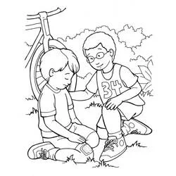 Amitié - Coloriages gratuits à imprimer