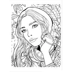 Fille Ado - Coloriages gratuits à imprimer