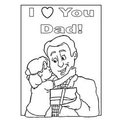 Coloriage gratuit Papa (Famille et Amis) #103602 à colorier aux crayons
