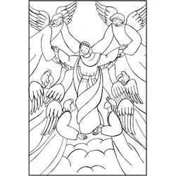 Assomption - Coloriages gratuits à imprimer