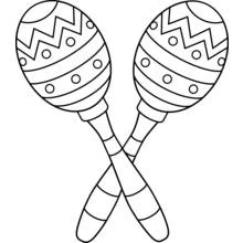 Cinco de Mayo - Coloriages gratuits à imprimer