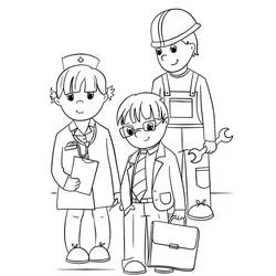 Fête du Travail - Coloriages gratuits à imprimer