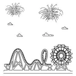 Fête Foraine - Coloriages gratuits à imprimer