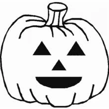 Coloriage Citrouille visage de Halloween Coloriage Citrouille visage de Halloween
