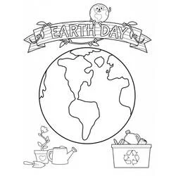 Jour De La Terre - Coloriages gratuits à imprimer