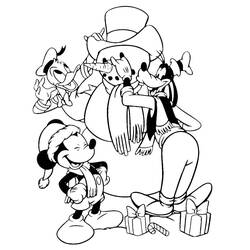 Noël Disney - Coloriages gratuits à imprimer