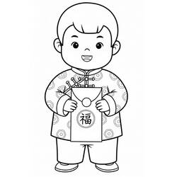 Nouvel An Chinois - Coloriages gratuits à imprimer