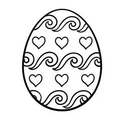 Oeuf de Pâques - Coloriages gratuits à imprimer