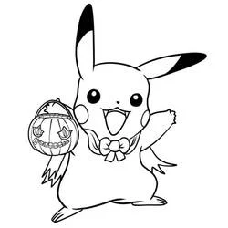 Pokémon Halloween - Coloriages gratuits à imprimer