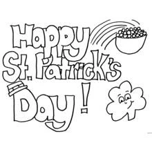Saint Patrick - Coloriages gratuits à imprimer