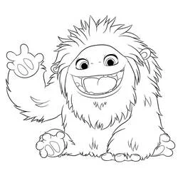 Abominable - Coloriages gratuits à imprimer