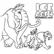 Âge de Glace - Coloriages gratuits à imprimer