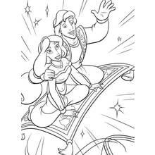 Coloriage Aladdin (Films d'Animation) #127588, dessin gratuit prêt à imprimer