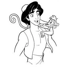 Coloriage Aladdin (Films d'Animation) #127597, dessin gratuit prêt à imprimer