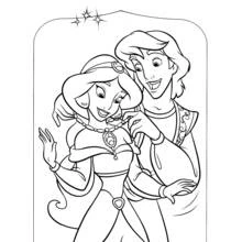 Coloriage Aladdin (Films d'Animation) #127669 à imprimer et colorier