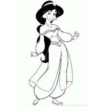Coloriage imprimable Aladdin (Films d'Animation) #127835 à colorier gratuitement
