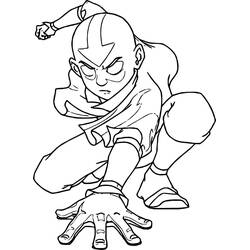 Coloriage Avatar, Le Dernier Maître de l’Air #208142 à imprimer et colorier