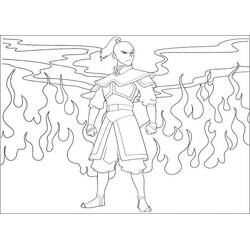 Coloriage Avatar, Le Dernier Maître de l’Air #208157 à imprimer et colorier