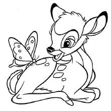 Bambi - Coloriages gratuits à imprimer