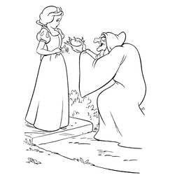 Coloriage Blanche Neige #178567 à imprimer et colorier